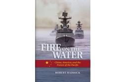 Image of a book cover with title "Fire on the Water". 