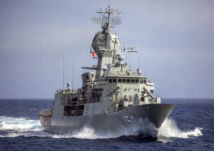 HMAS Anzac during exercises in the Western Australian Exercise Area in February 2016.