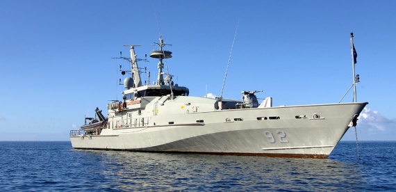 Armidale Class patrol boat, HMAS Wollongong.