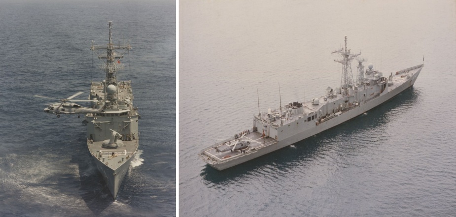 HMAS Darwin, circa April 1992.
