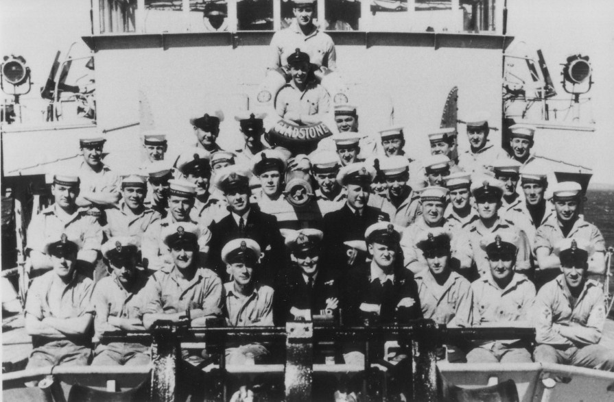 HMAS Gladstone’s crew members.