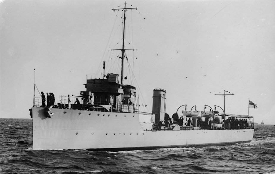 HMAS Warrego at sea soon after commissioning in the RAN.