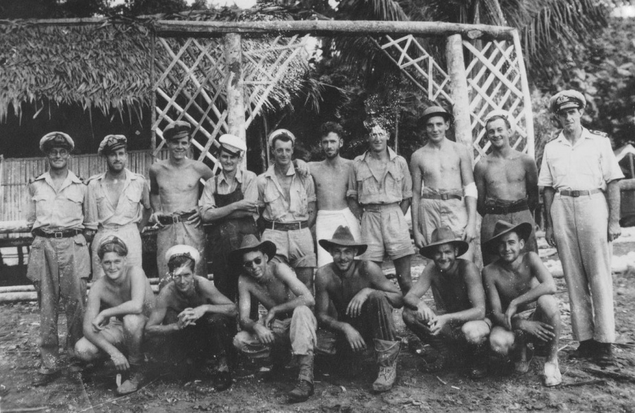 Bill (third from left, front row) spent time in the remote islands around Papua New Guinea tasked with improving the wireless systems found in the area.