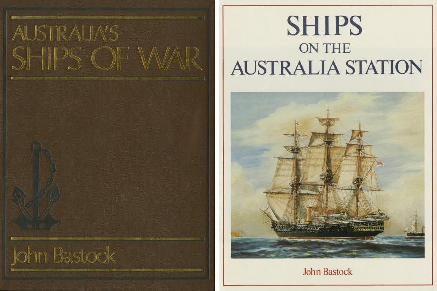 John Bastock's two books on Australian and British warships are considered excellent reference books by naval historians and researchers.