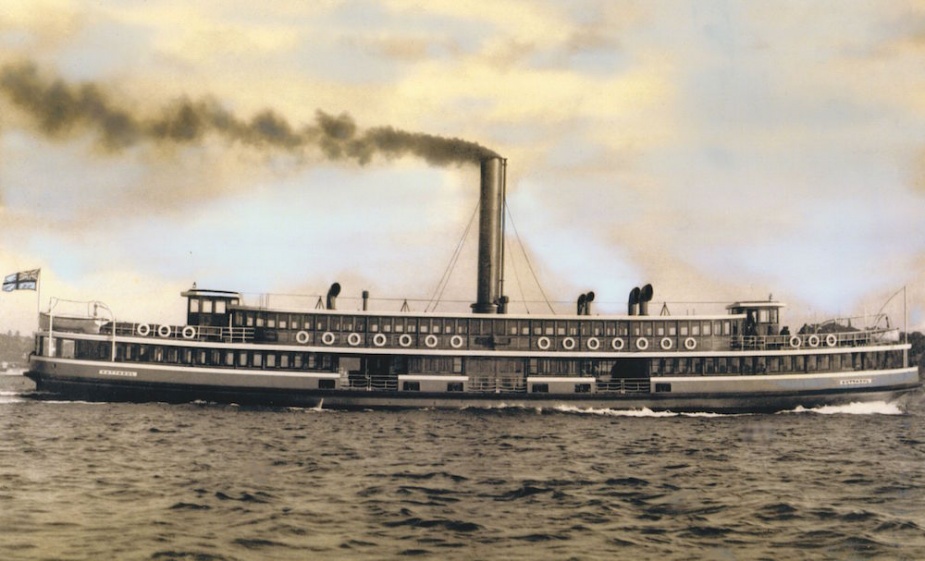 Kuttabul was a familiar sight on Sydney harbour for many years as she ferried commuters between Circular Quay and Milsons Point.