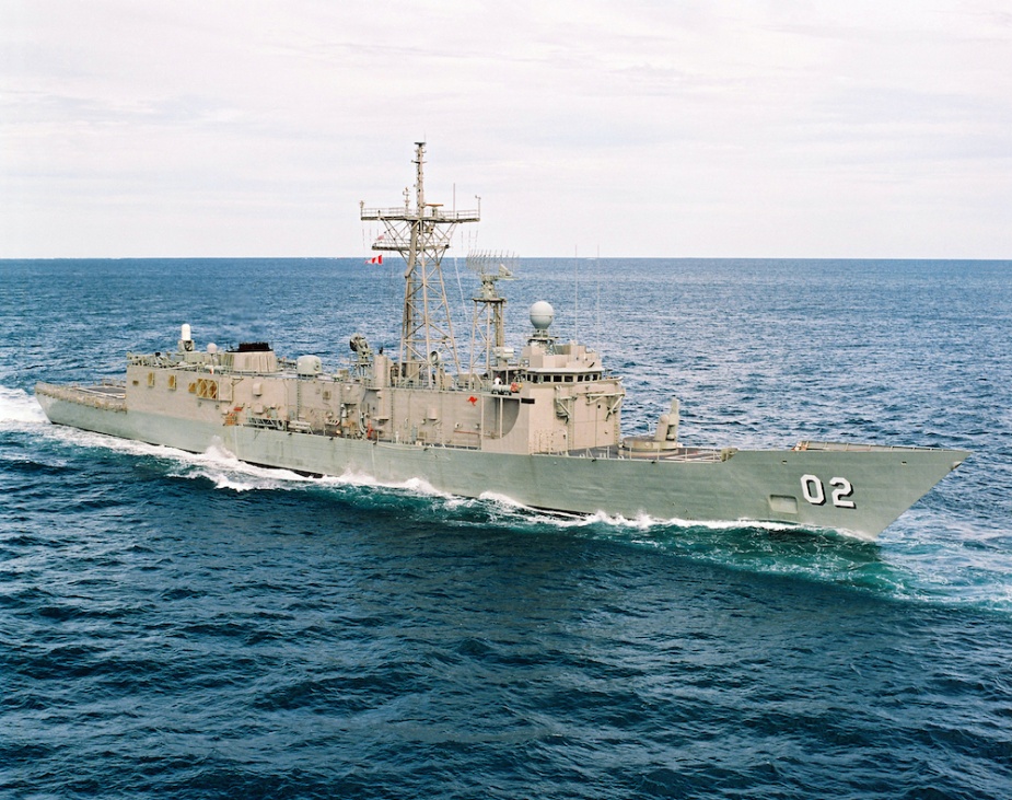Canberra exercising in the Indian Ocean c.1996