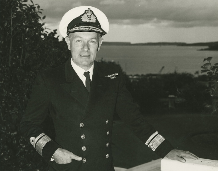 Rear Admiral Davidson during his appointment as Flag Officer Commanding the East Australian Area.