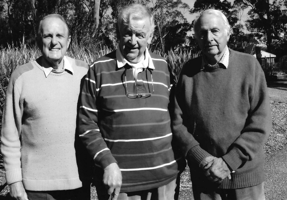 Dowey (left) Jim Ellwood (middle) and Marsden Horden (right) met during WWII and remained life-long friends. 