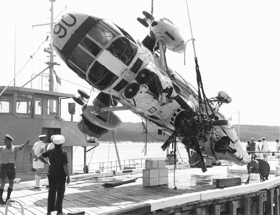 On 13 November 1975 Shark 06 was recovered in a difficult salvage operation from a depth of 210 feet.