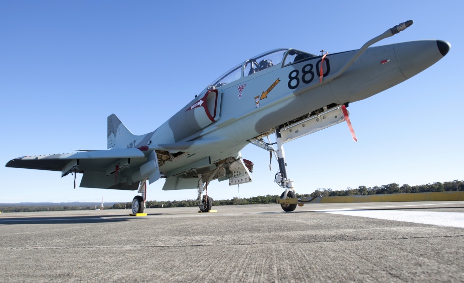 RAN Skyhawk 880 is now preserved on display at the RAN Fleet Air Arm Museum, Nowra, NSW.