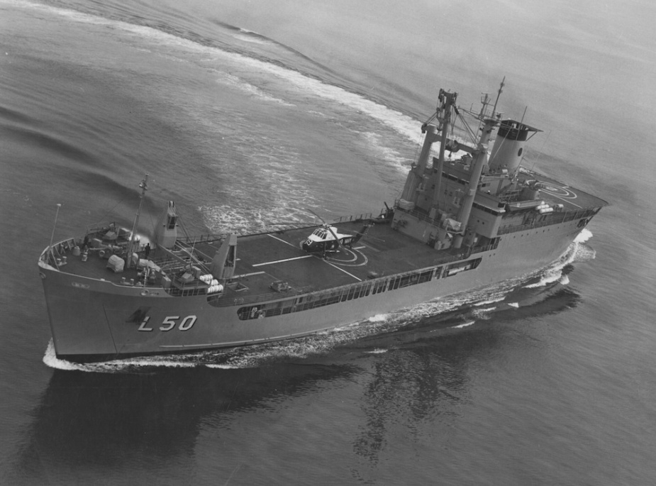 Conducting flight deck trials in Jervis Bay in June 1981.