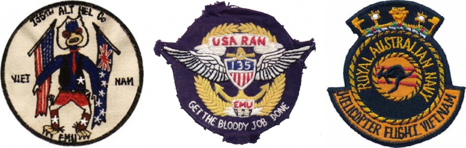 Patches worn by members of the RANHFV.