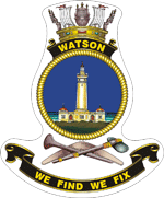 HMAS Watson Badge.