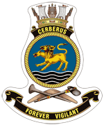 HMAS Cerberus Badge.