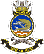 HMAS Coonawarra Badge.