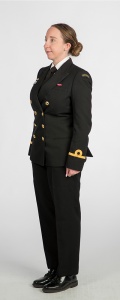 Less formal winter ceremonial uniform (W3 - Commissioned Officer)