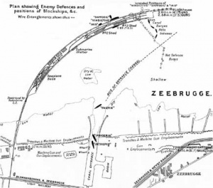 Map of Zeebrugge.