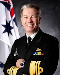 Vice Admiral Tim Barrett, AO, CSC, RAN, commanded 817 Squadron in 1996-1997.