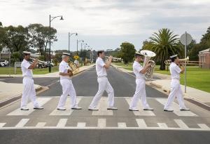 RAN Band Melbourne Brass Quintet 2022.