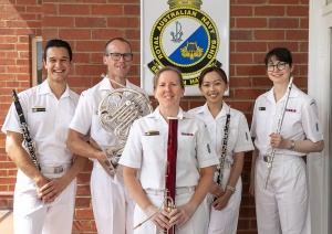 RAN Band Melbourne Woodwind Quintet 2022.