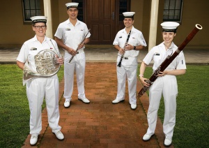 RAN Band Sydney Woodwind Quartet 2021.