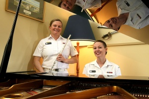 RAN Band Tasmania Flute and Piano Duo.