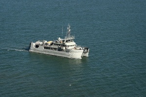 HMAS Shepparton (II) at sea