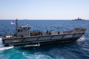 HMAS Canberra’s LHD landing craft (LLC).