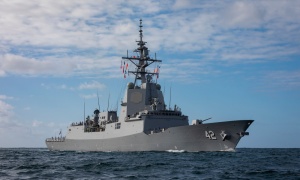 NUSHIP Sydney sails through Sydney Heads and enters her namesake harbour for the first time on 27 March 2020.